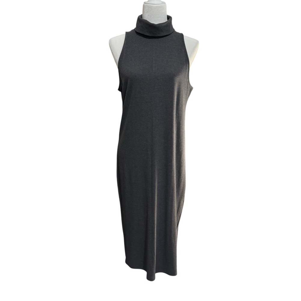 NWT Banana Republic Ribbed Turtleneck Tank Maxi Dress